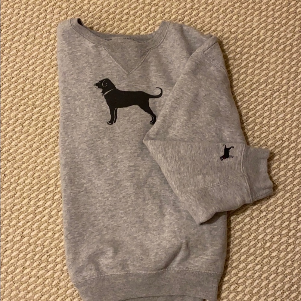 Kids Black Dog Sweatshirt size XL (12)